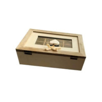 MDF wooden photo accessories box