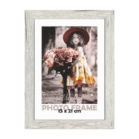 wooden post frame 6 x 8 inch with plastic sheet