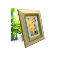 Golden outlined MDF wooden material frame 5R