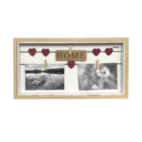 Clip photo frame with heart 42 x 22cm