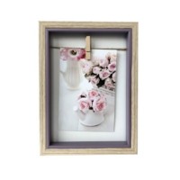 Simple Wooden Clip Frame 5"x7"