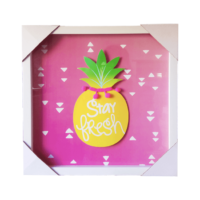 Wall Art Pineapple Picture Frame 40*40cm