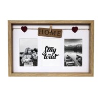 Gallery Picture Frame Heart 3 Photos 5"x7"
