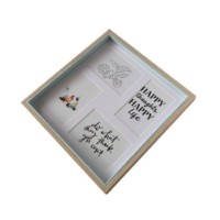 MDF Wooden Picture Frame 4 pieces 10x15cm